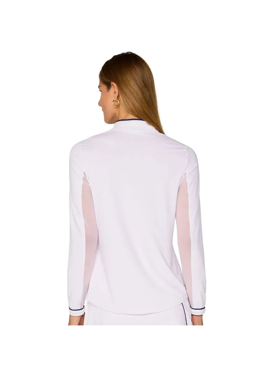 G Lifestyle Binding Quarter Zip Top G Lifestyle Clothing — изображение 3 из 3, белый