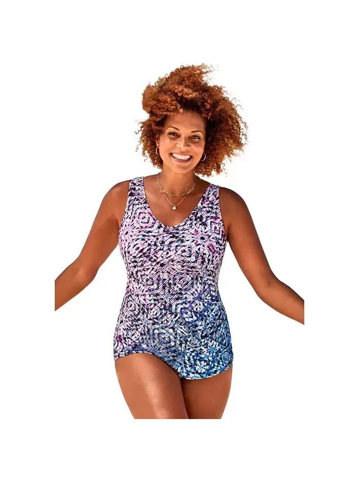 Женский купальник-саронг One Piece Swimsuits for All — изображение 1 из 2, синий