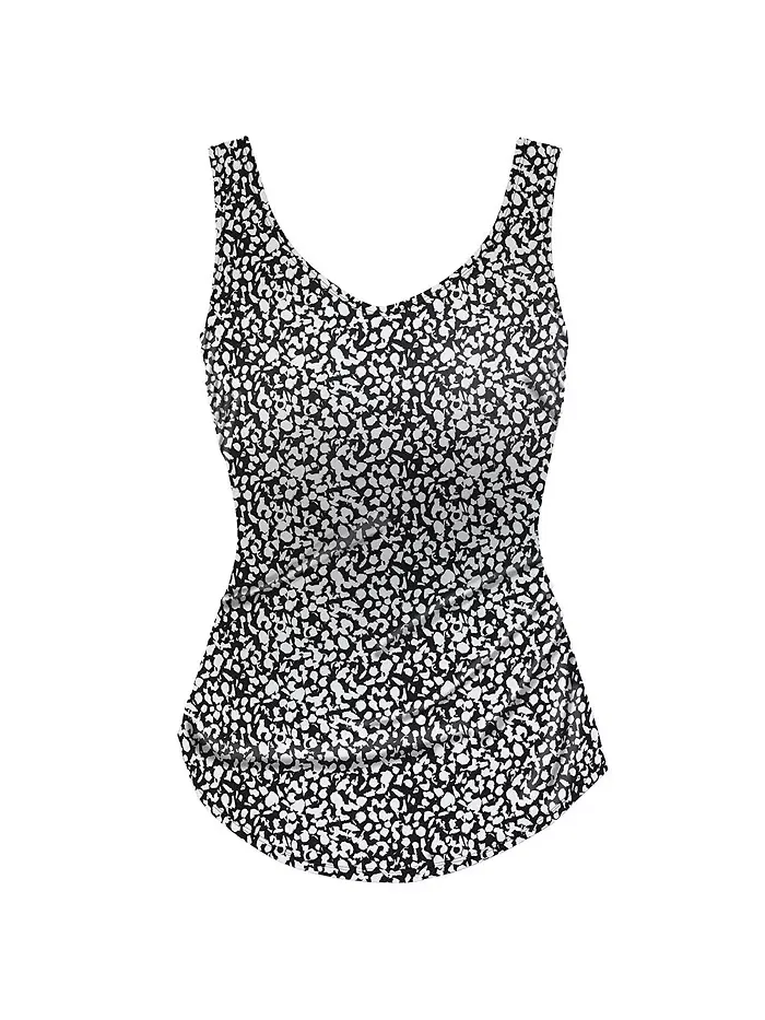 Женский купальник-саронг One Piece Swimsuits for All — изображение 2 из 2, черный белый