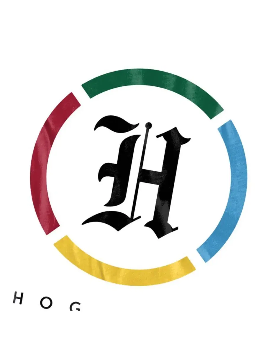 Футболка с принтом Hogwarts Old English H Logo Harry Potter — изображение 3 из 3, белый