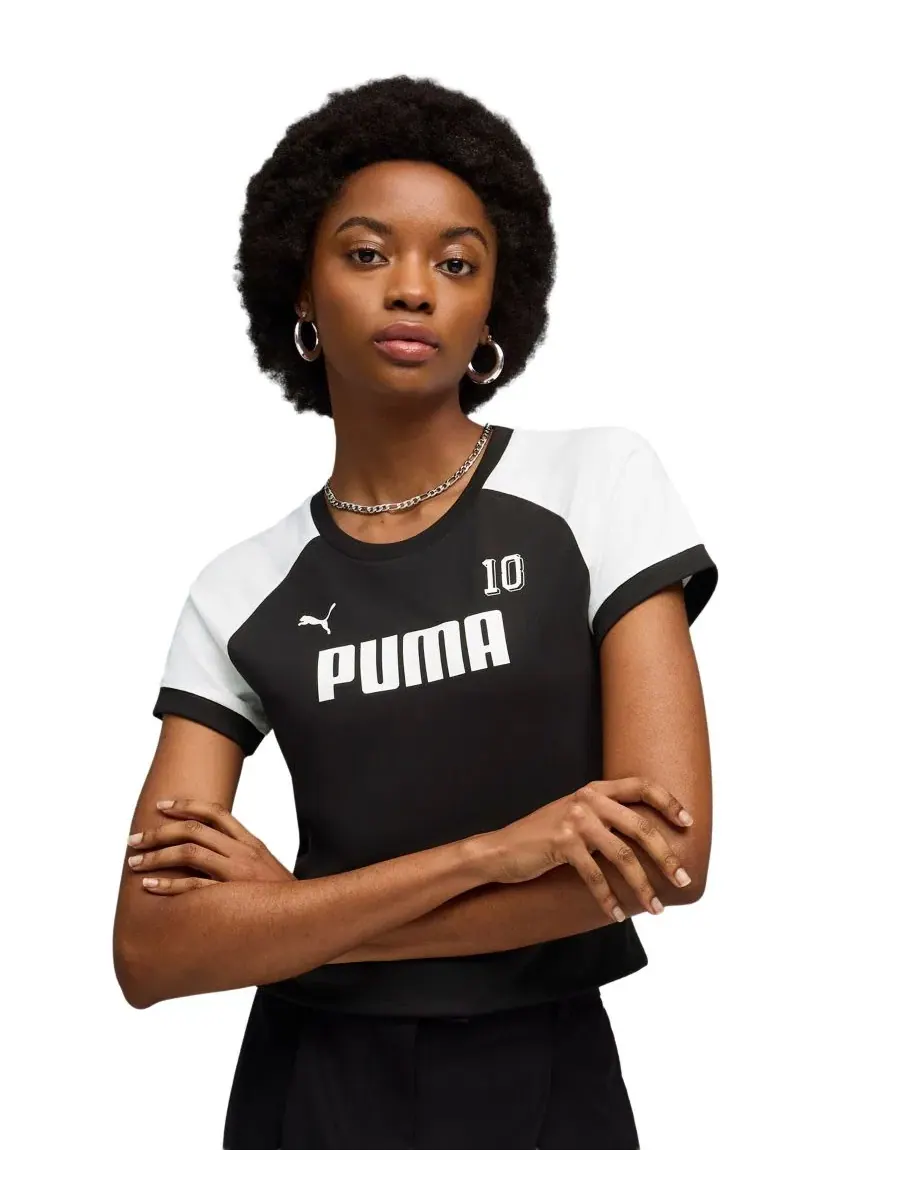 Женская футболка с коротким рукавом и круглым вырезом Puma