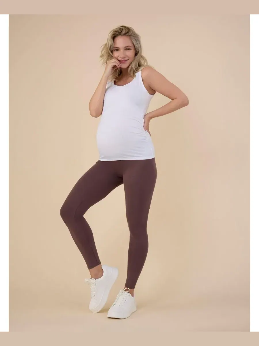 Женские эластичные леггинсы Essential Stretch Secret Fit Over the Belly для беременных - Motherhood — изображение 5 из 5