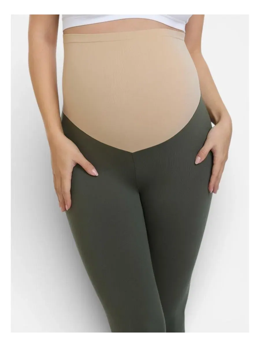 Женские эластичные леггинсы Essential Stretch Secret Fit Over the Belly для беременных - Motherhood — изображение 4 из 5