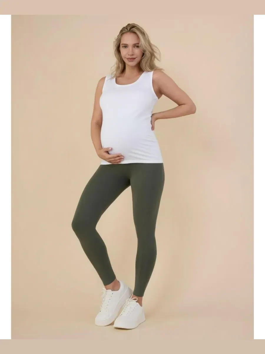 Женские эластичные леггинсы Essential Stretch Secret Fit Over the Belly для беременных - Motherhood — изображение 5 из 5