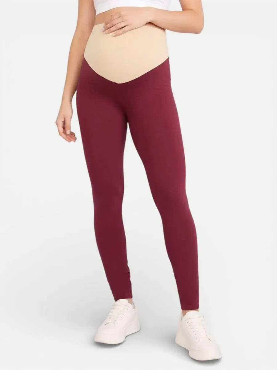 Женские эластичные леггинсы Essential Stretch Secret Fit Over the Belly для беременных - Motherhood — изображение 1 из 5