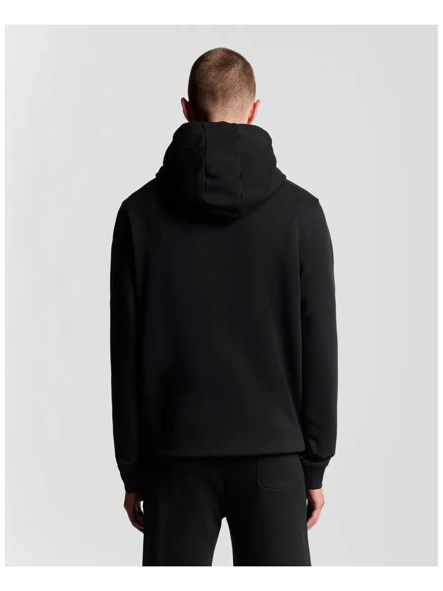 Мужская толстовка с длинным рукавом и капюшоном Lyle & Scott — изображение 3 из 6, черный