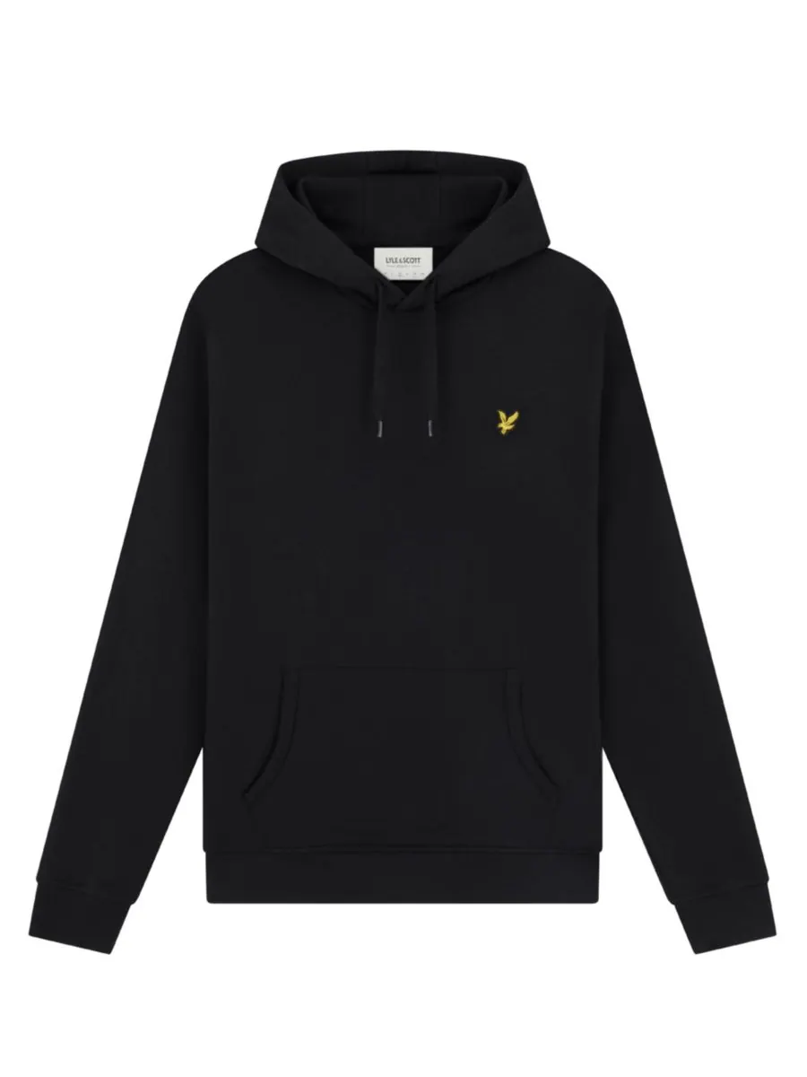 Мужская толстовка с длинным рукавом и капюшоном Lyle & Scott — изображение 6 из 6, черный