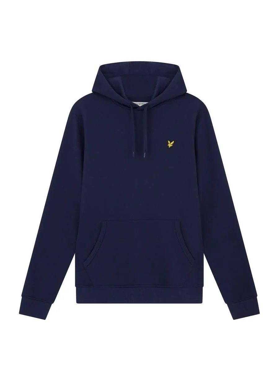 Мужская толстовка с длинным рукавом и капюшоном Lyle & Scott — изображение 2 из 5, темно-синий