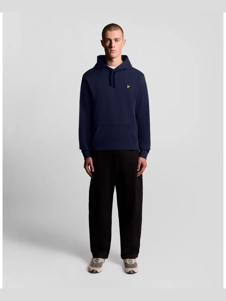 Мужская толстовка с длинным рукавом и капюшоном Lyle & Scott — изображение 3 из 5, темно-синий