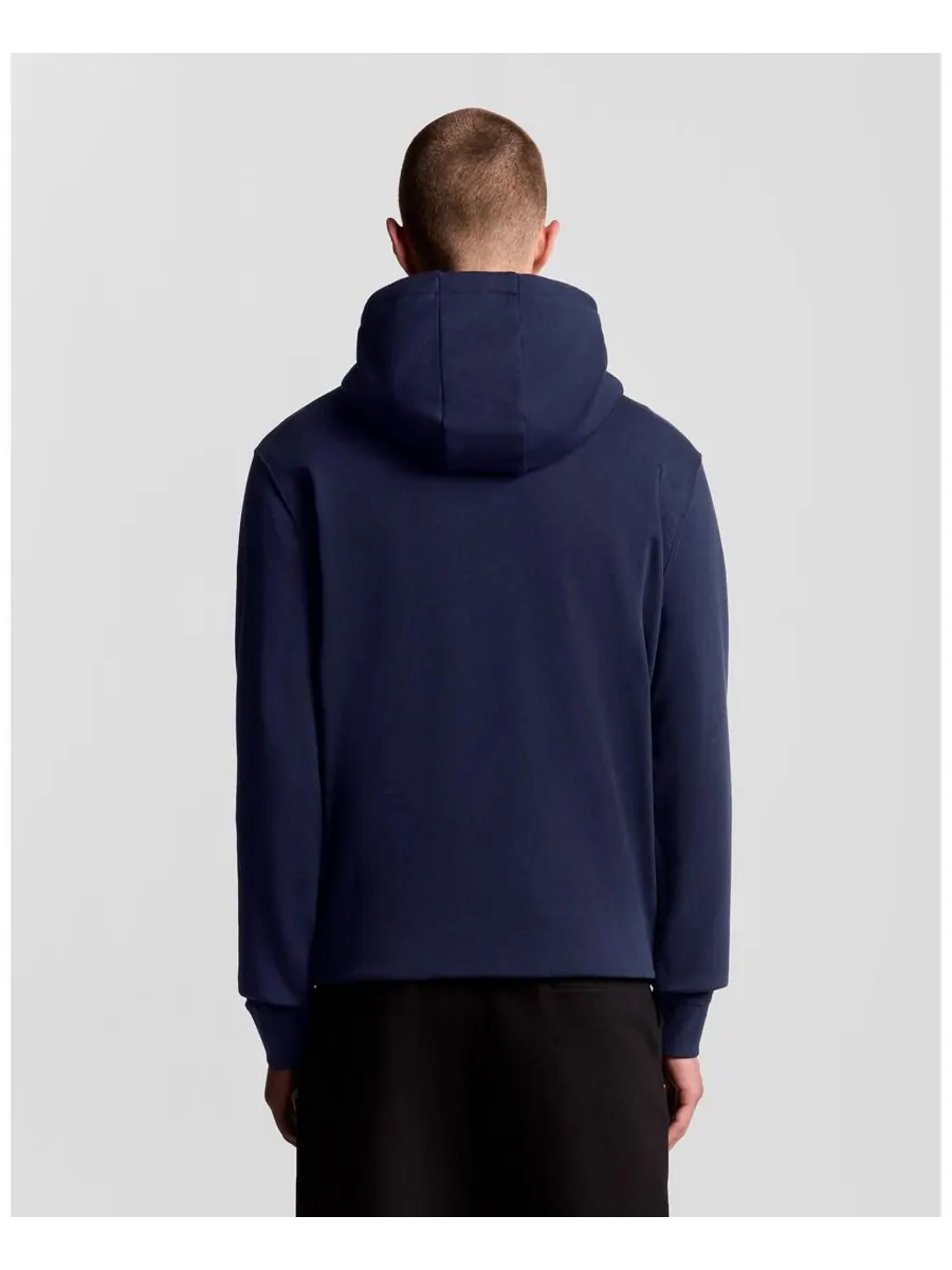 Мужская толстовка с длинным рукавом и капюшоном Lyle & Scott — изображение 4 из 5, темно-синий