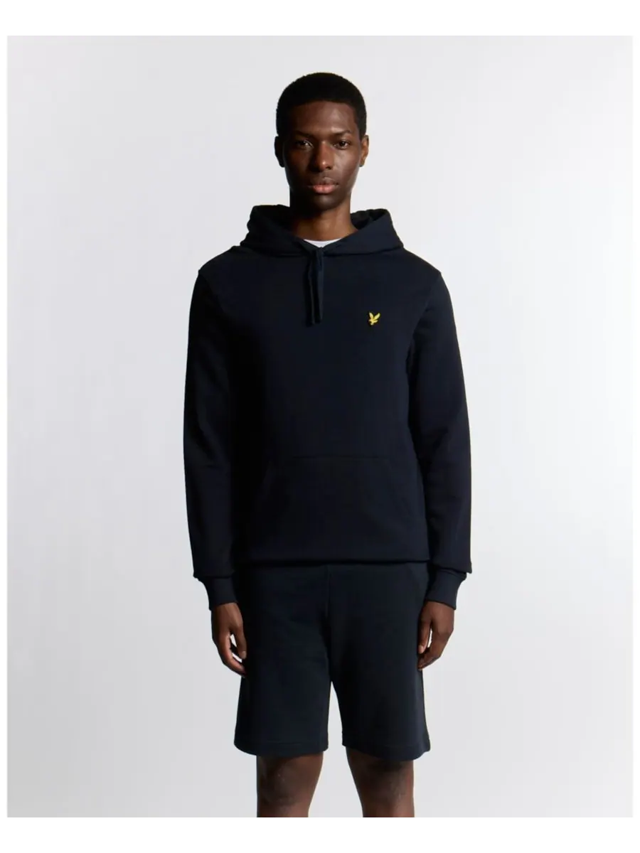 Мужская толстовка с длинным рукавом и капюшоном Lyle & Scott — изображение 3 из 6, темный темно-синий