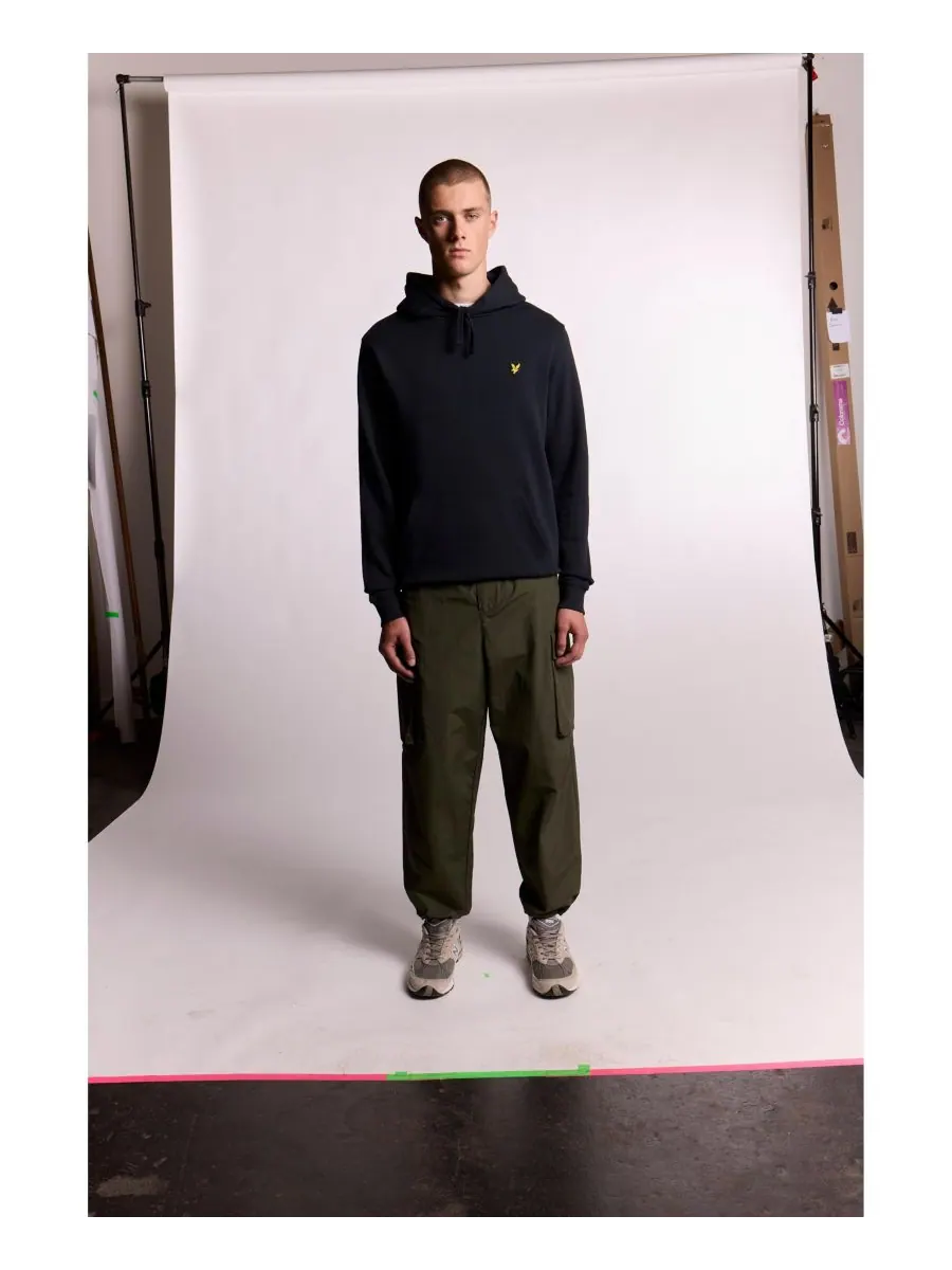 Мужская толстовка с длинным рукавом и капюшоном Lyle & Scott — изображение 5 из 6, темный темно-синий