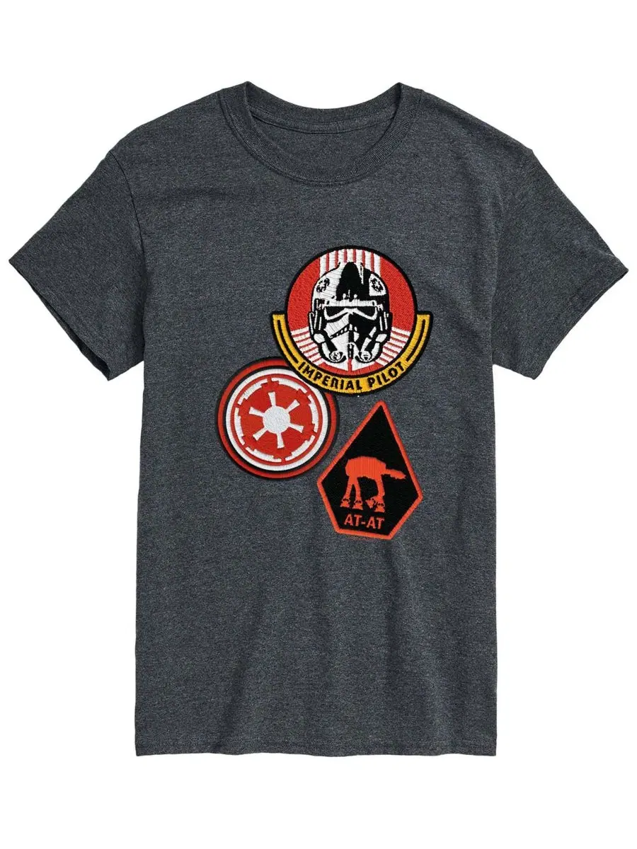 Футболка с длинным рукавом The Mandalorian & Grogu Imperial Pilot AIRWAVES — изображение 1 из 3, темно-серый