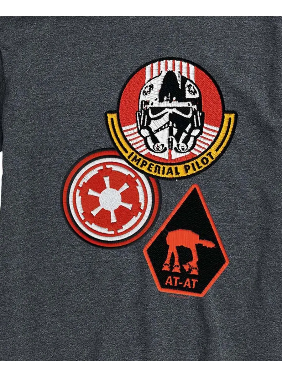Футболка с длинным рукавом The Mandalorian & Grogu Imperial Pilot AIRWAVES — изображение 3 из 3, темно-серый