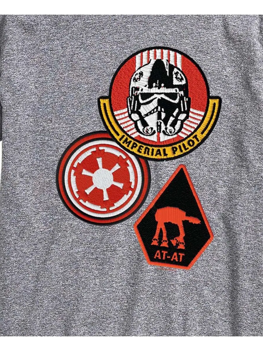 Футболка с принтом The Mandalorian & Grogu Imperial Pilot AIRWAVES — изображение 3 из 3, приглушенный