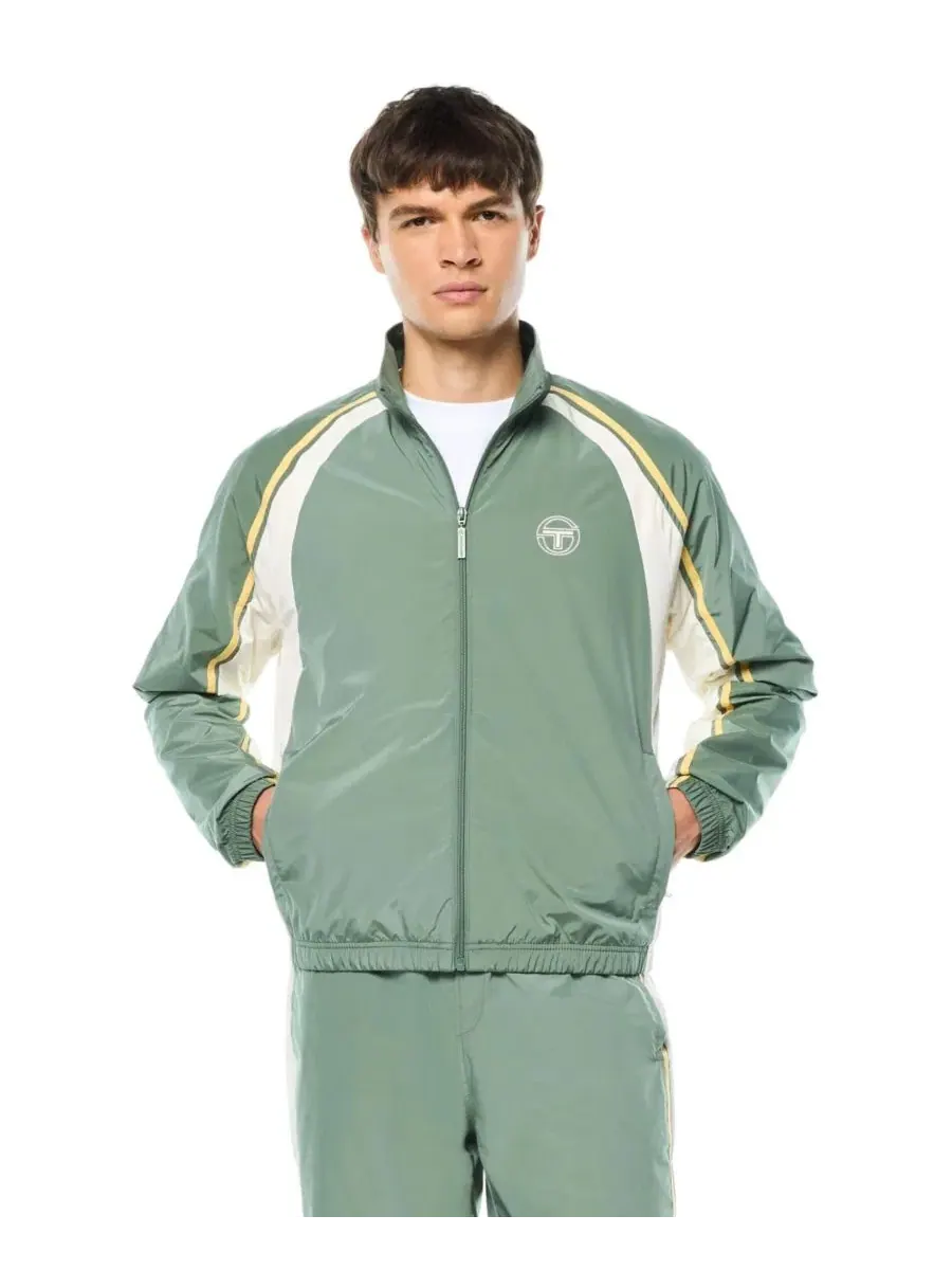 Куртка спортивная с контрастными вставками и рукавами реглан Fico Sergio Tacchini