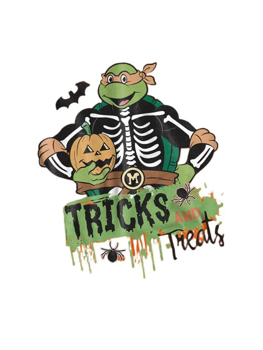 Футболка с принтом Turtle Tricks Teenage Mutant Ninja Turtles — изображение 2 из 3, оранжевый