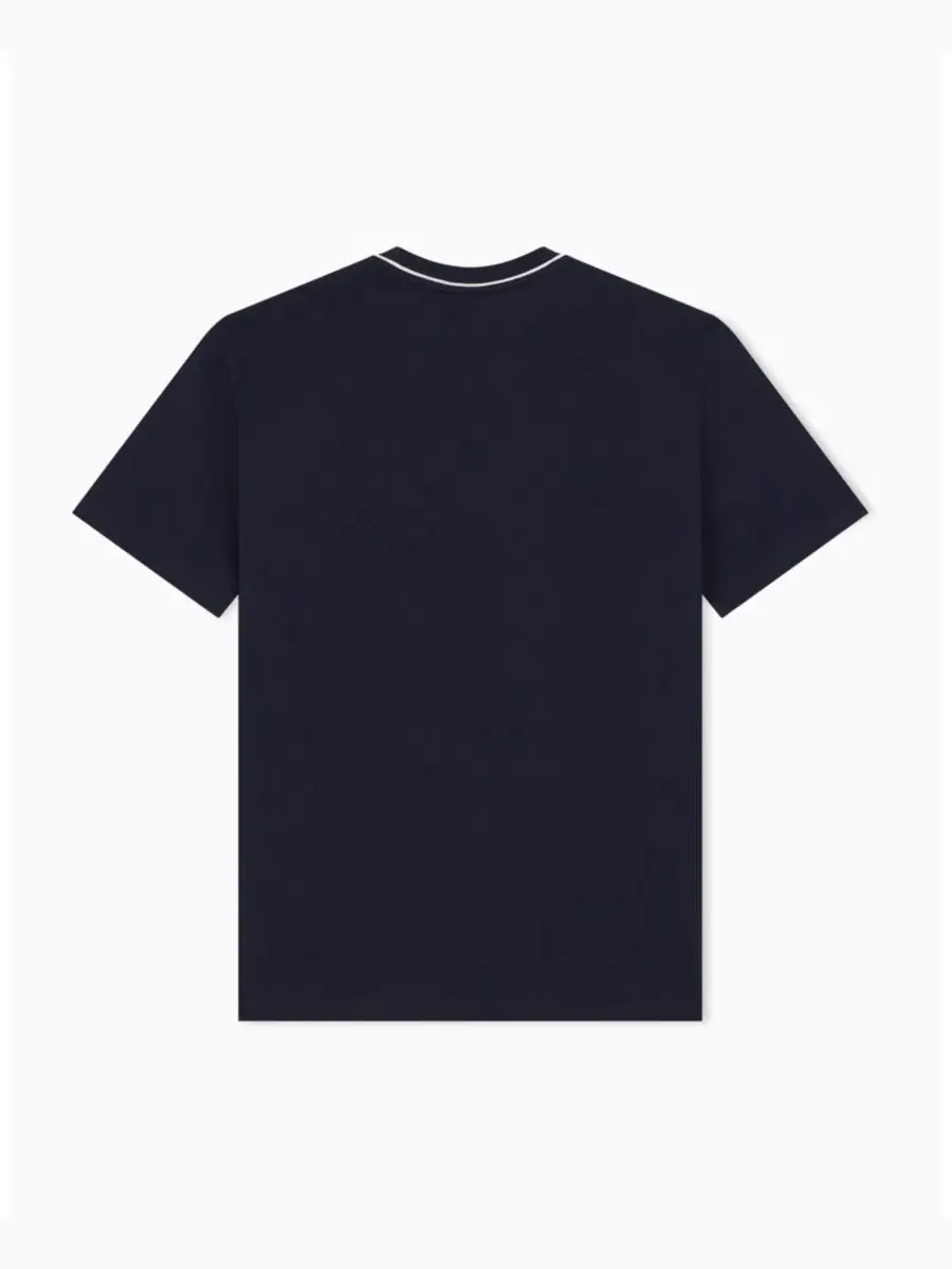 Футболка с логотипом A|X Armani Exchange — изображение 2 из 3, глубокий темно-синий