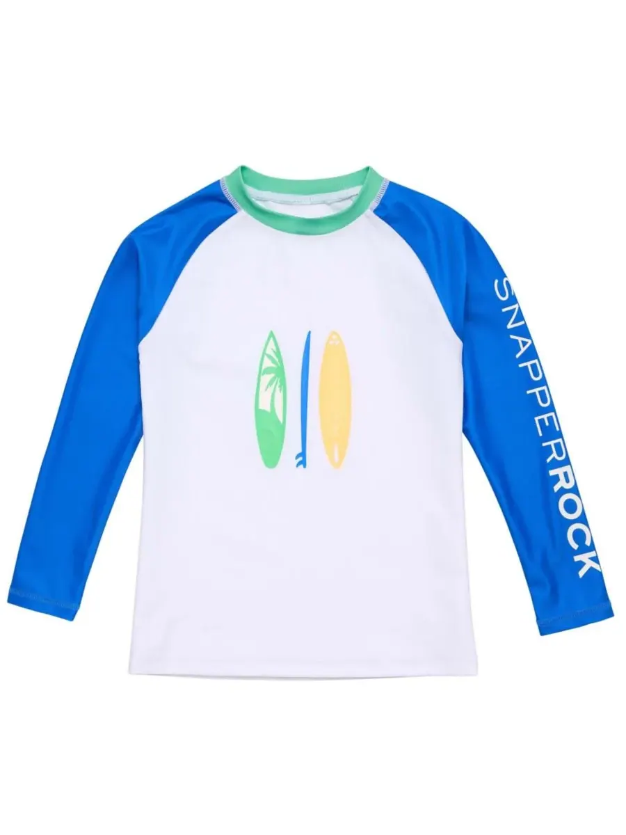 Футболка Big Boys Breakwater Beach LS Rash Top Snapper Rock — изображение 1 из 4, мульти