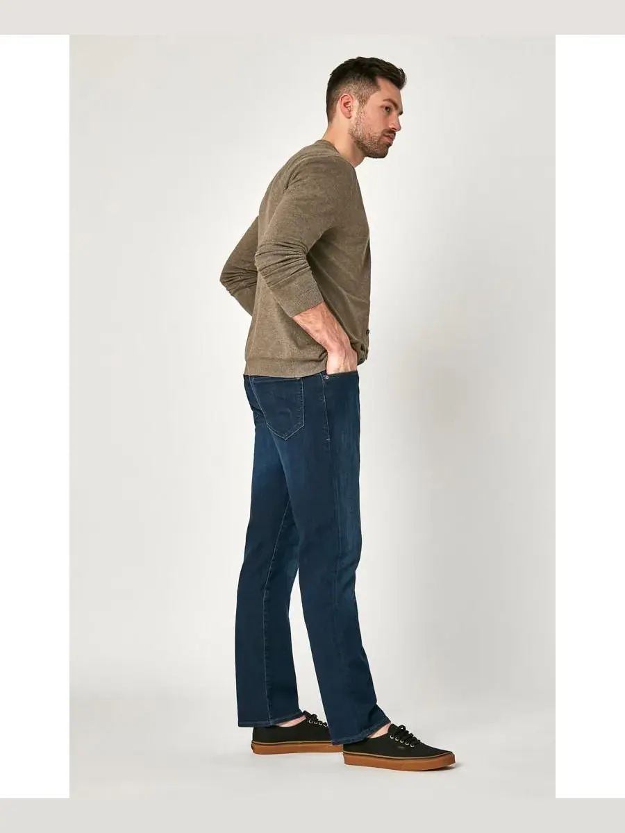 Мужские джинсы Deep Clean Comfort Matt со средней посадкой, свободного прямого кроя Mavi Jeans — изображение 2 из 3