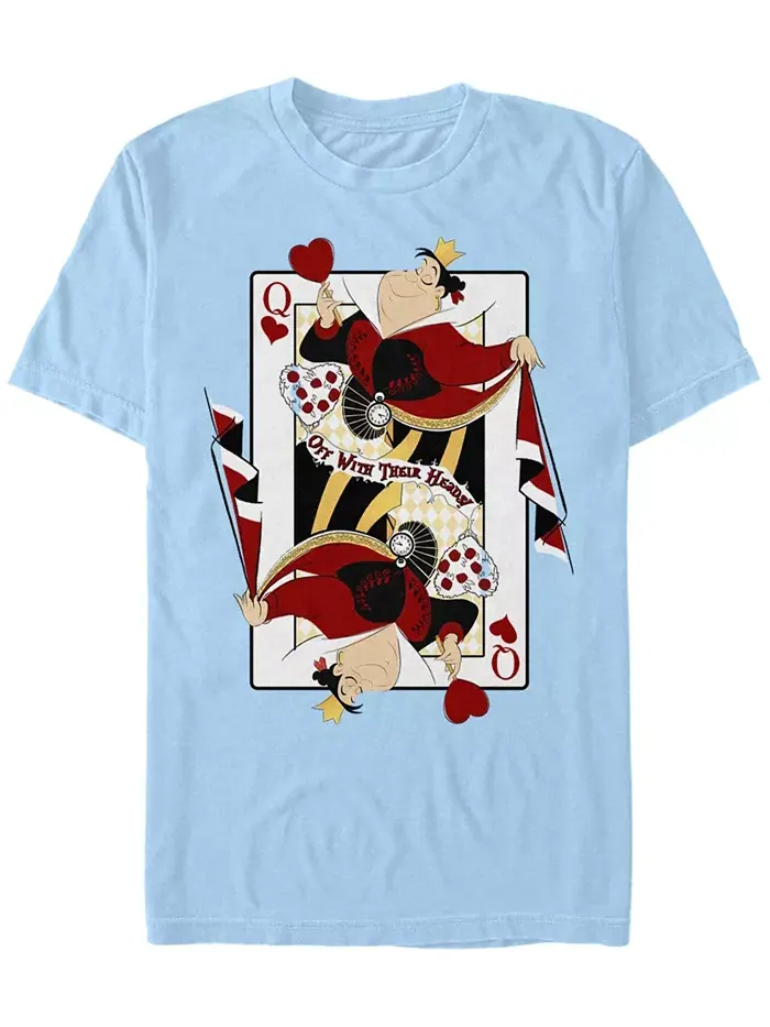 Мужская футболка с коротким рукавом Queen of Hearts Fifth Sun — изображение 1 из 1, синий