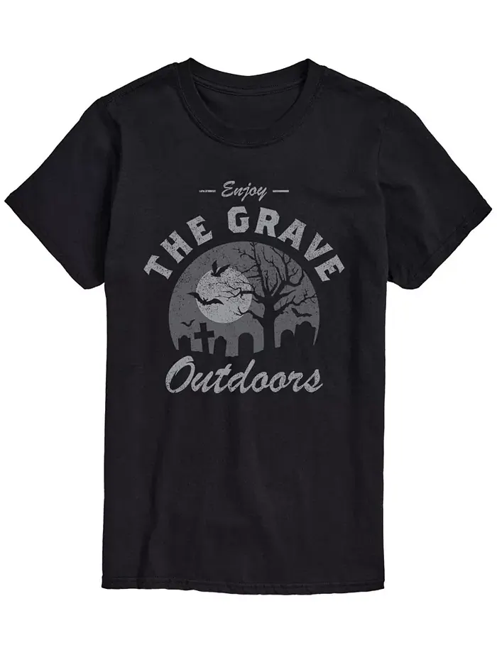 Мужская футболка Grave Outdoors Classic Fit AIRWAVES — изображение 1 из 2, черный