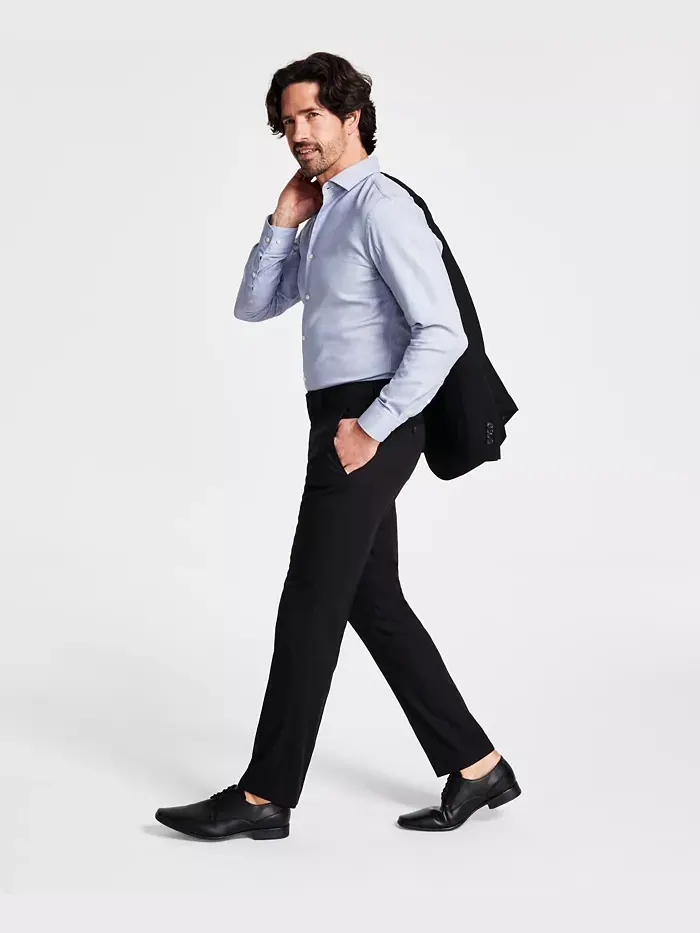 Мужские брюки Techni-Cole Slim-Fit для костюма Kenneth Cole Reaction — 1