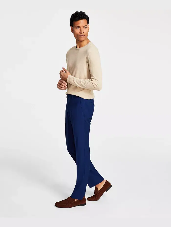 Мужские брюки Techni-Cole Slim-Fit для костюма Kenneth Cole Reaction — 1