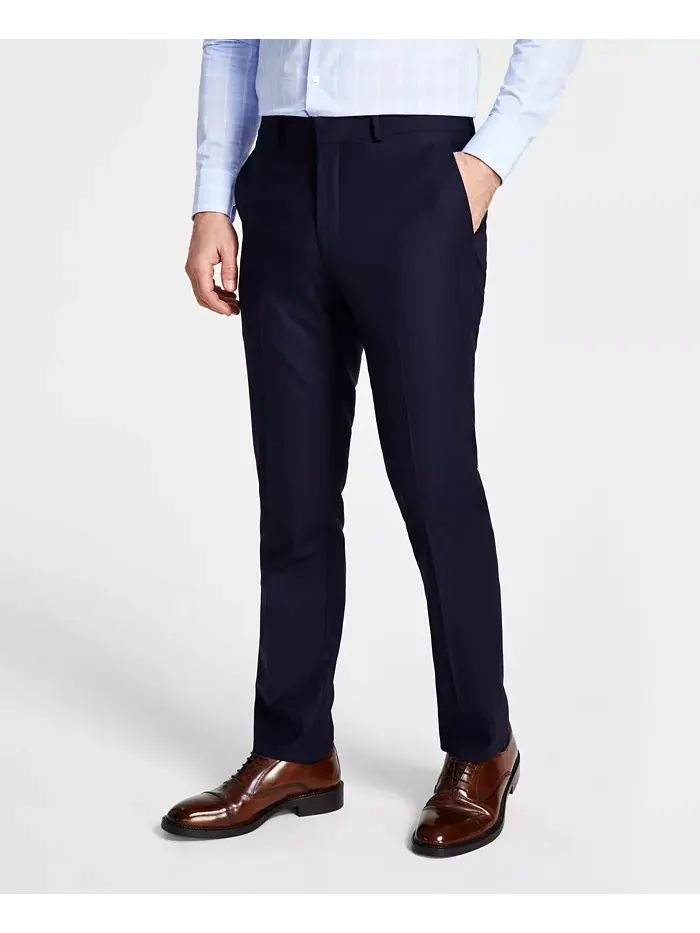 Мужские брюки Techni-Cole Slim-Fit для костюма Kenneth Cole Reaction — 1