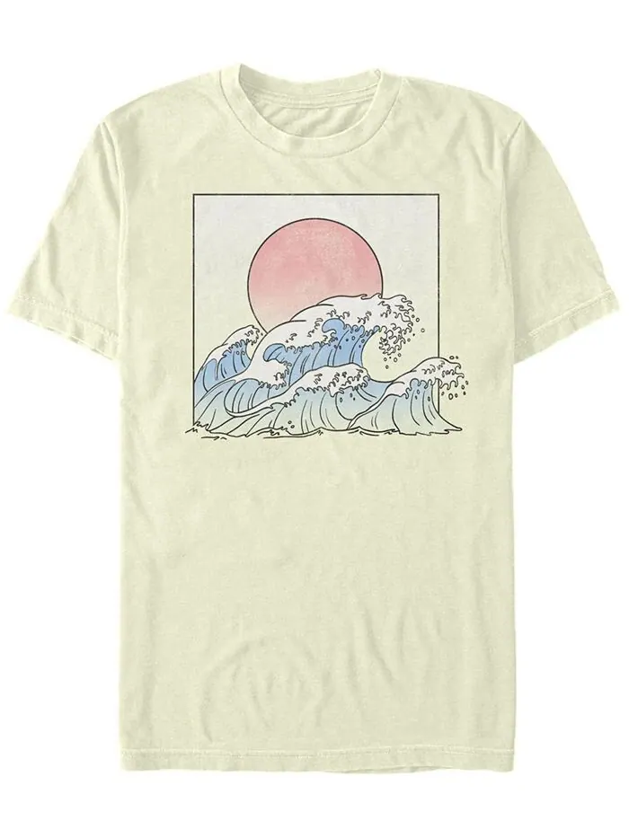 Мужская футболка с короткими рукавами Beach Waves Fifth Sun — изображение 1 из 2, прозрачный