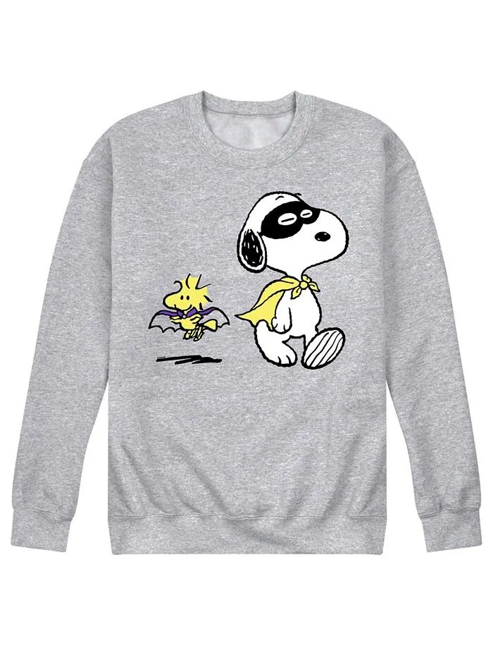 Мужская флисовая футболка Peanuts Super Hero AIRWAVES — изображение 1 из 2, серый