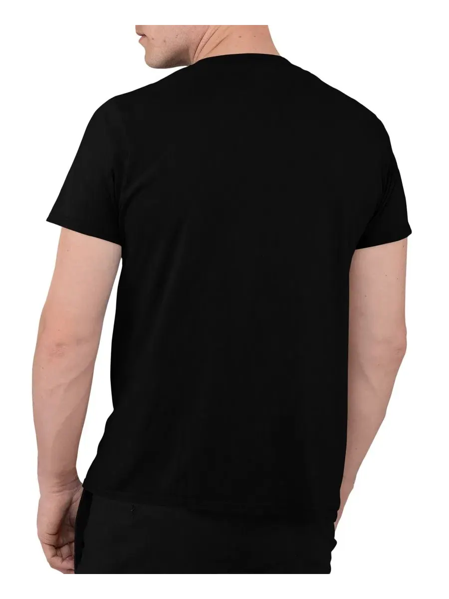 Мужская футболка с изображением флага, веры, семьи, свободы и американского флага La Pop Art — изображение 3 из 4, черный