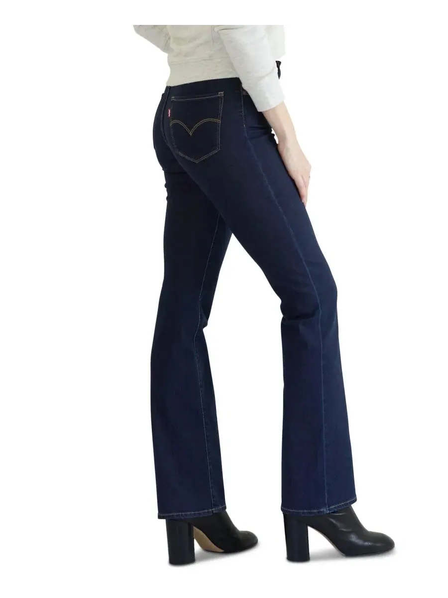 Джинсы-клеш 725 с высокой талией, классические, эластичные, 81 см Levi'S — изображение 2 из 4, серый