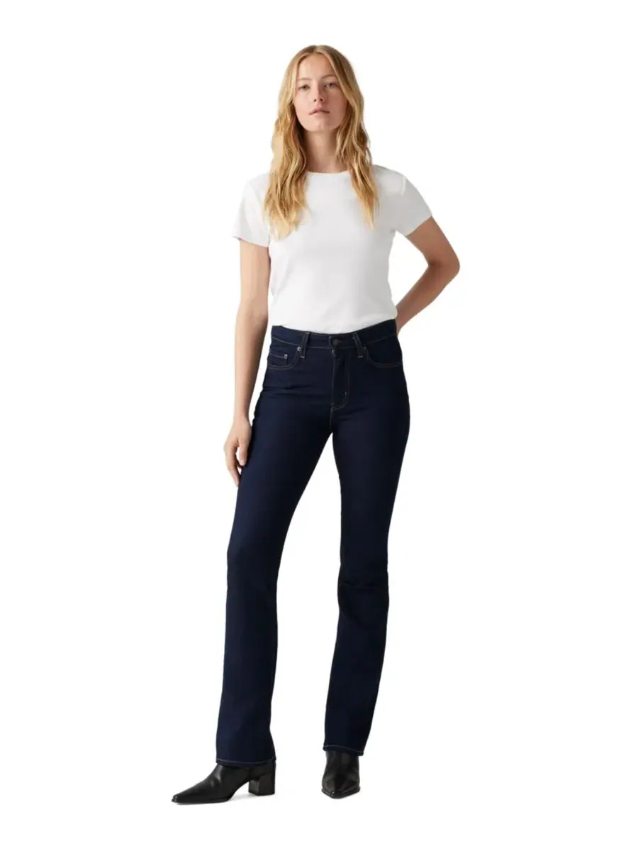 Джинсы-клеш 725 с высокой талией, классические, эластичные, 81 см Levi'S — изображение 3 из 4, серый
