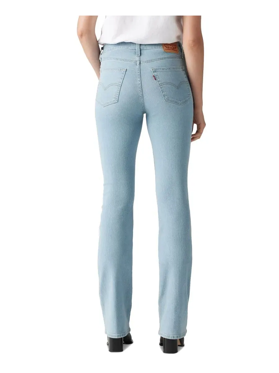 Джинсы-клеш 725 с высокой талией, классические, эластичные, 81 см Levi'S — изображение 4 из 4, индиго светлый