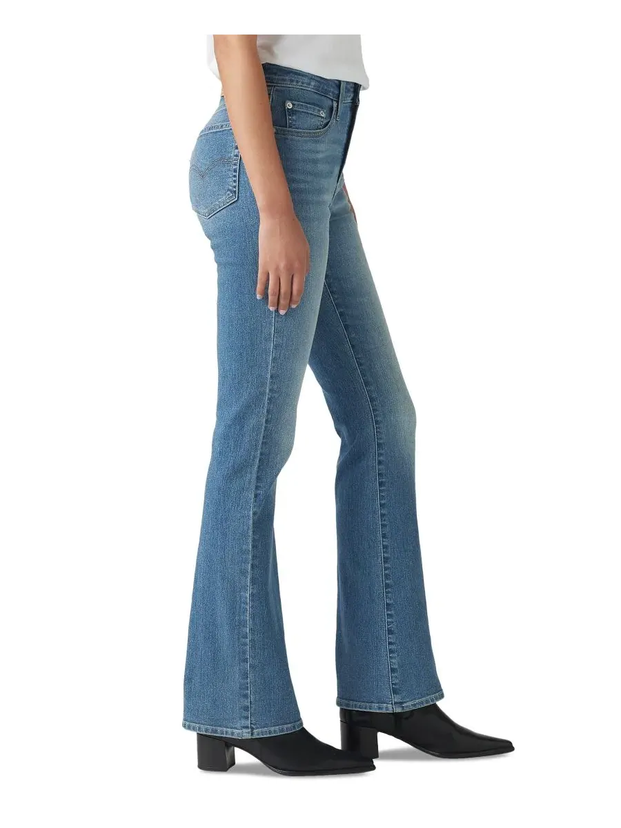 Джинсы-клеш 725 с высокой талией, классические, эластичные, 81 см Levi'S — изображение 2 из 3, индиго