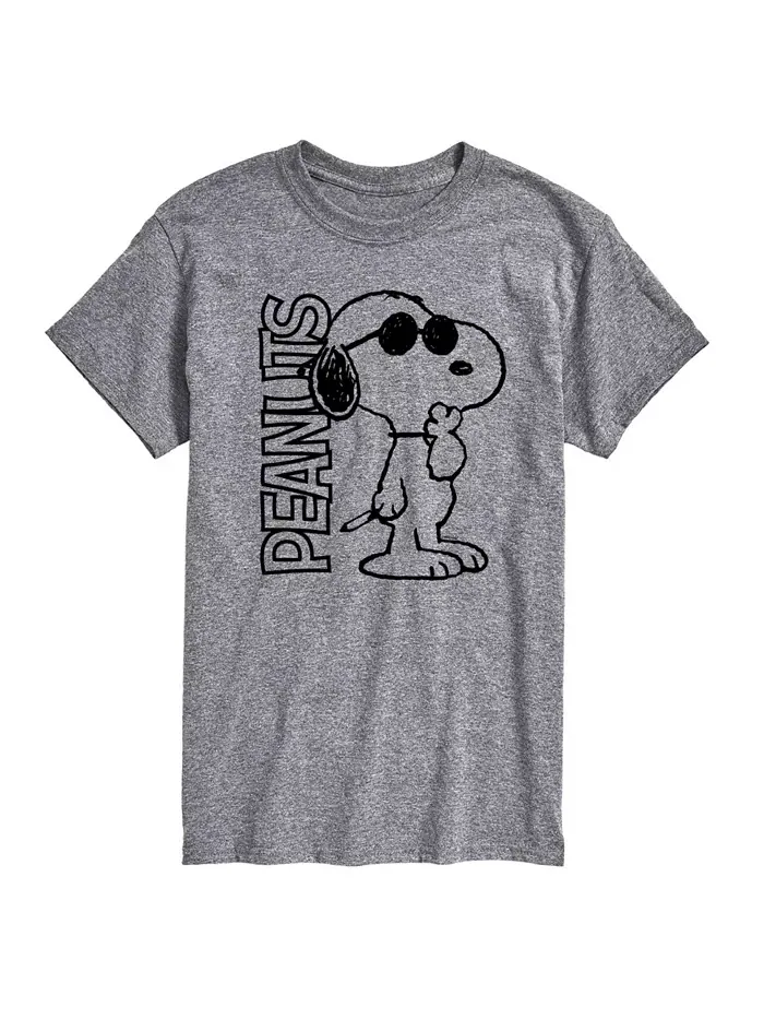 Футболка мужская с коротким рукавом Hybrid Apparel Joe Cool Peanuts Logo AIRWAVES — изображение 1 из 12, приглушенный