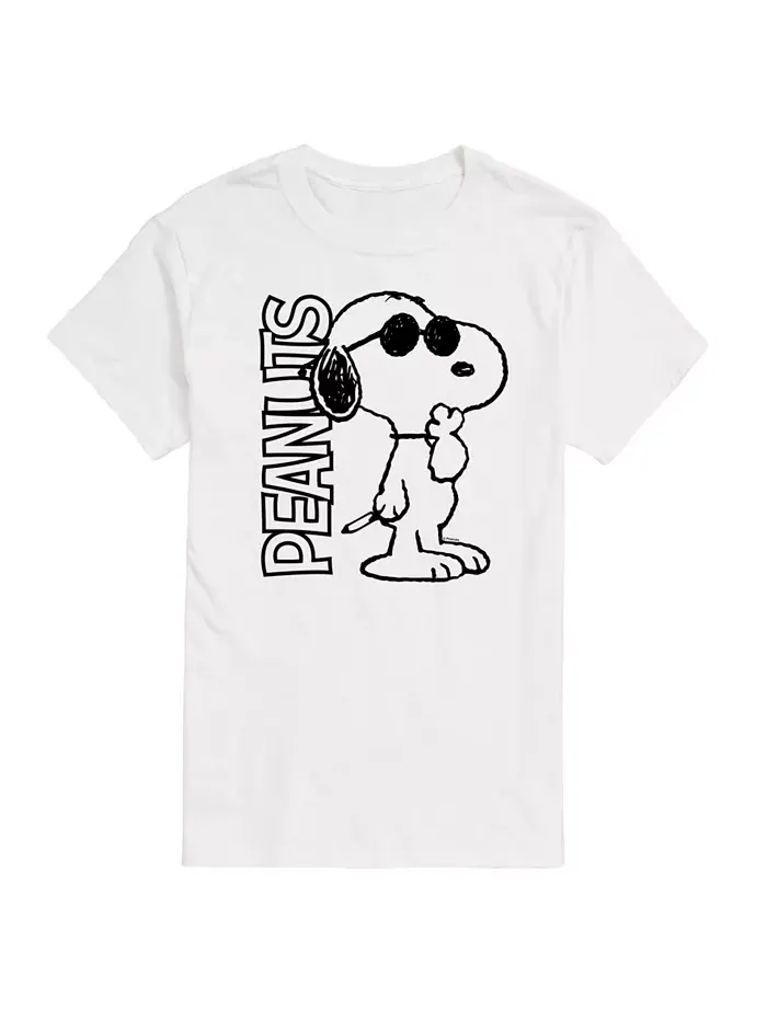 Футболка мужская с коротким рукавом Hybrid Apparel Joe Cool Peanuts Logo AIRWAVES — изображение 9 из 12, приглушенный