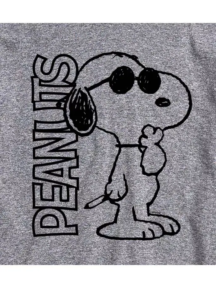 Футболка мужская с коротким рукавом Hybrid Apparel Joe Cool Peanuts Logo AIRWAVES — изображение 5 из 11, красный