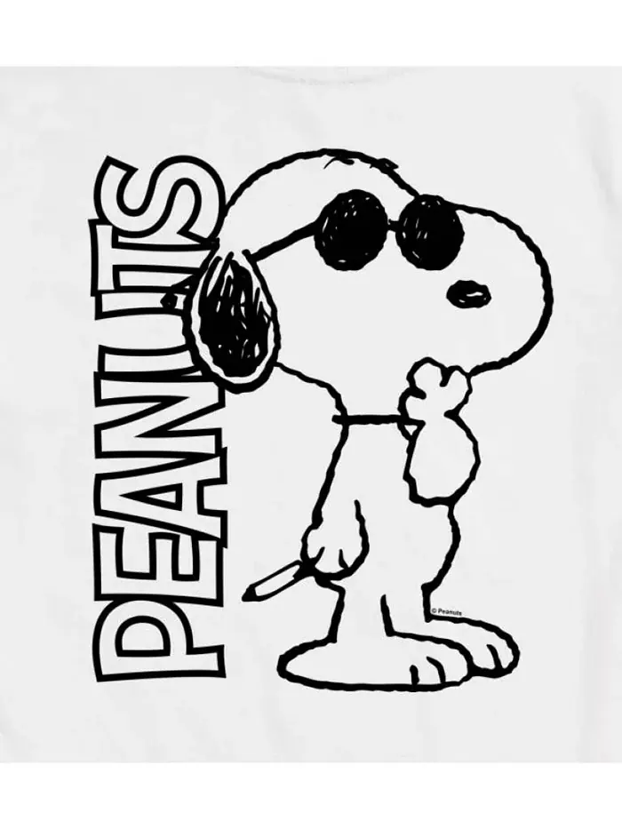 Футболка мужская с коротким рукавом Hybrid Apparel Joe Cool Peanuts Logo AIRWAVES — изображение 7 из 11, красный