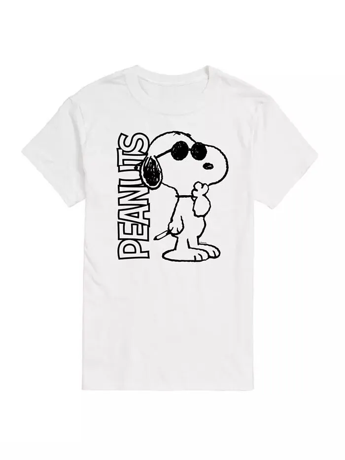 Мужская футболка с короткими рукавами и логотипом Hybrid Apparel Joe Cool Peanuts AIRWAVES — изображение 11 из 11, желтый