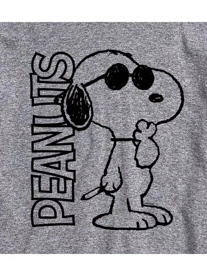 Мужская футболка с короткими рукавами и логотипом Hybrid Apparel Joe Cool Peanuts AIRWAVES — изображение 5 из 11, желтый
