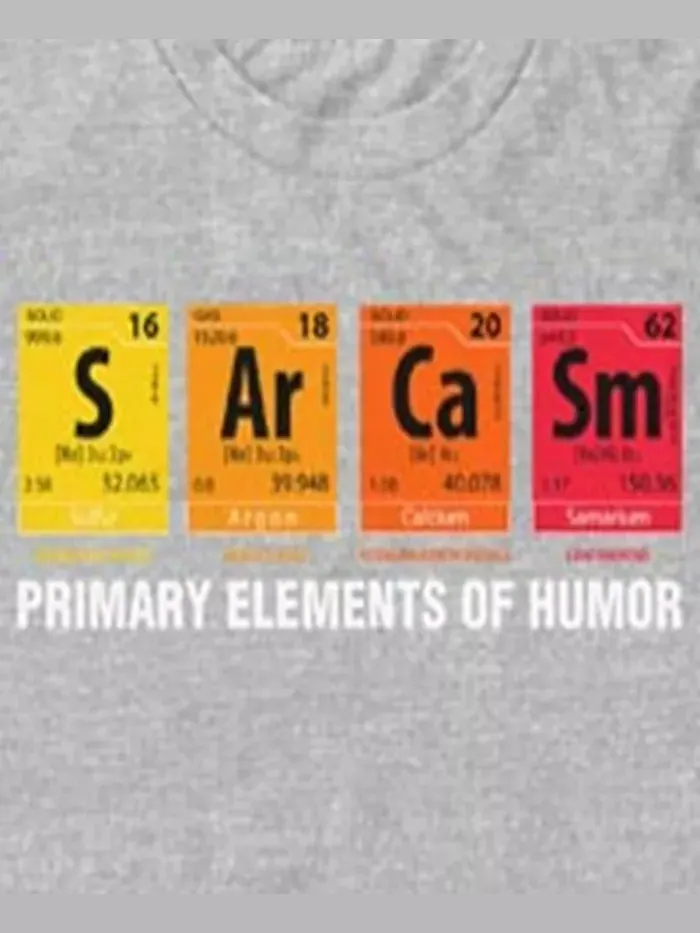 Мужская футболка Elements of Humor с коротким рукавом Fifth Sun — изображение 3 из 3, серый