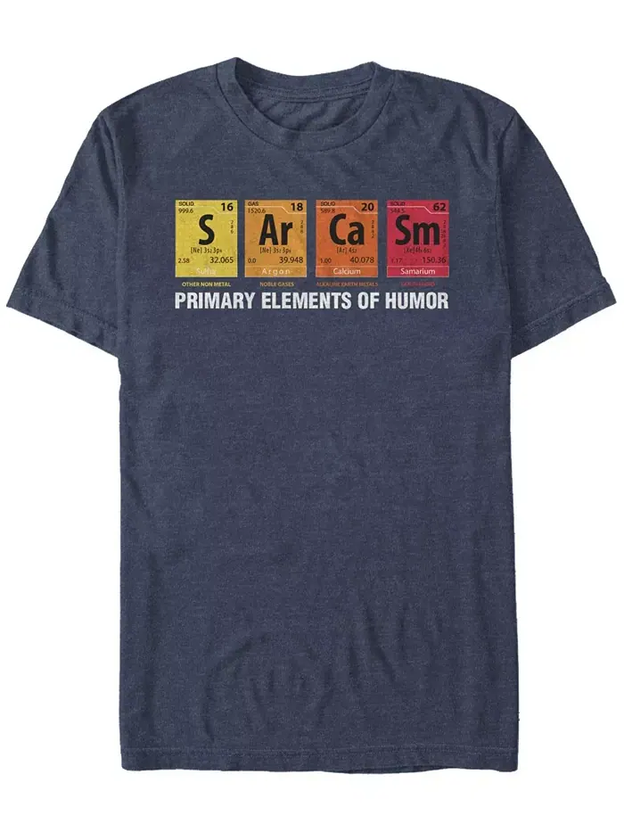 Мужская футболка с коротким рукавом Elements of Humor Fifth Sun — изображение 1 из 1, темно-синий
