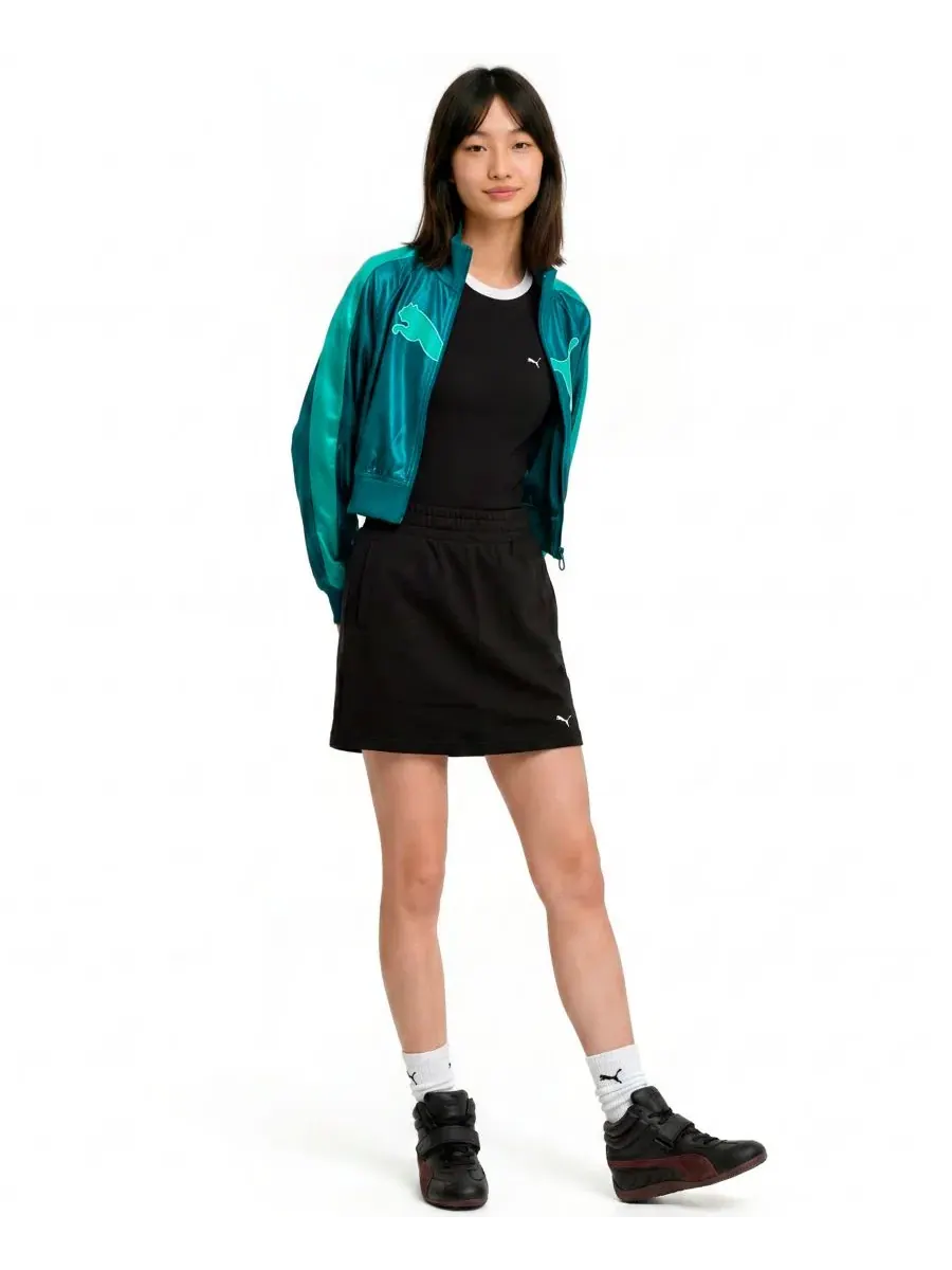 Юбка Puma Double-Knit Puma Black — изображение 2 из 3, черный