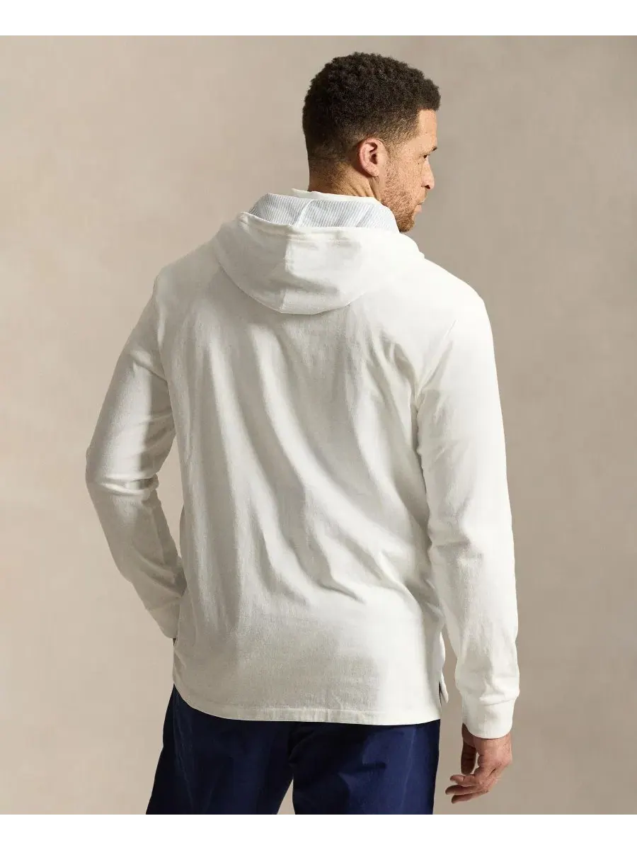 Худи из хлопка с вышивкой Polo Bear Classic Fit Polo Ralph Lauren — изображение 4 из 5, белый