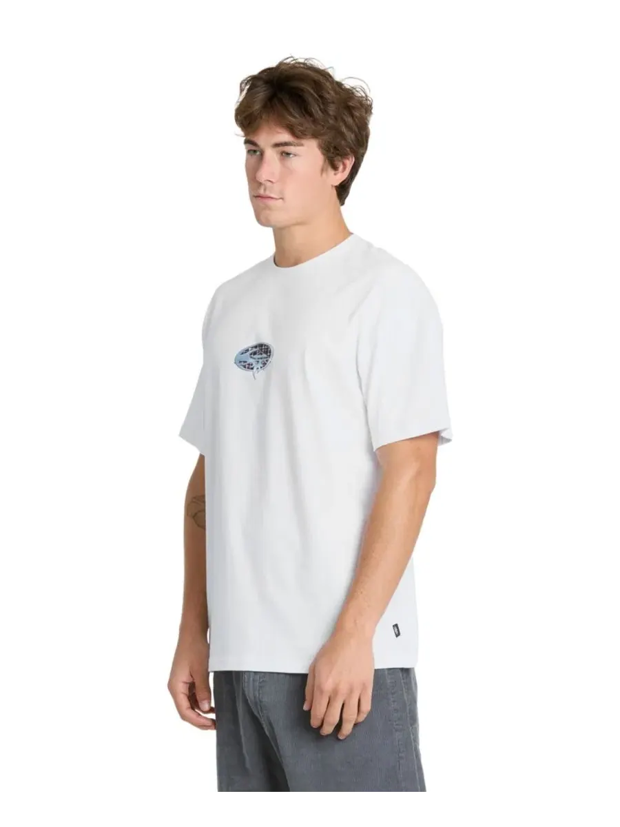 Футболка с принтом Classic Graphic Quiksilver — изображение 3 из 4, белый