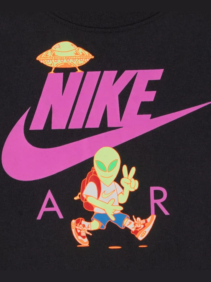Футболка с принтом Alien Short-Sleeve Nike — изображение 3 из 3, черный