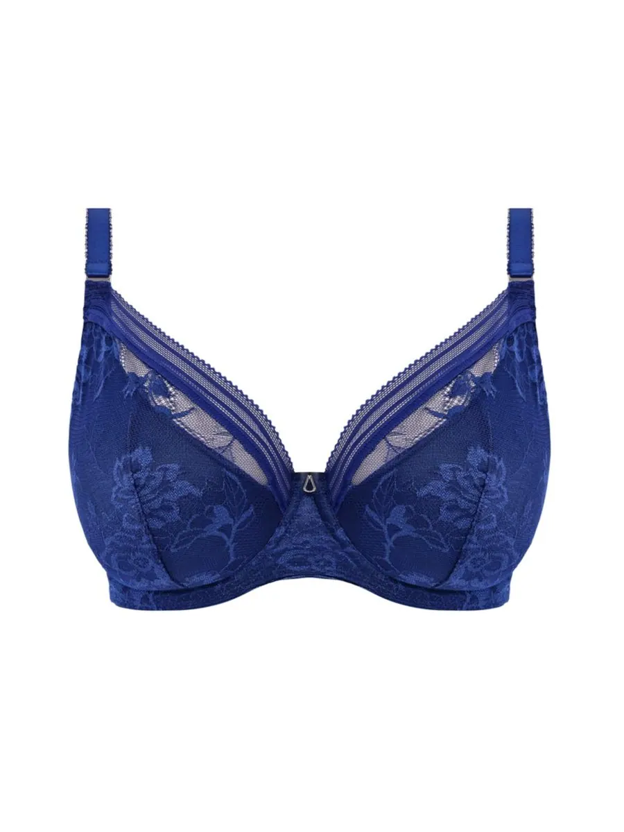 Бюстгальтер Fantaise Women's Fusion Lace Underwire Padded Plunge Bra Fantasie — изображение 3 из 4, темно-синий