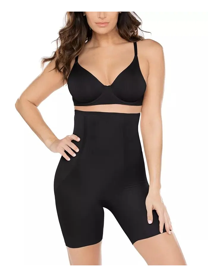 Женские утягивающие шорты Shape Away Extra Firm с высокой талией 2919 Miraclesuit — изображение 3 из 5, черный